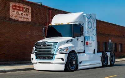 Hino Hydrogen-Fuel-Cell Heavy-Duty Truck Debuts at ACT Expo